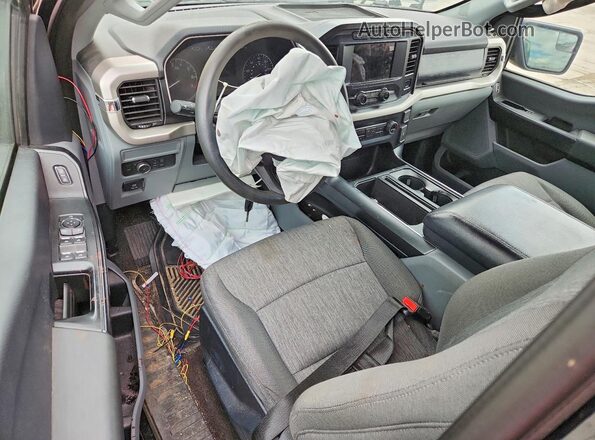 1FTEW1EP1MFA55611 2021 FORD F150 Blue Widok deski rozdzielczej