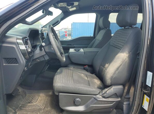 1FTEW1EP1MFA67967 2021 FORD F150 Black Front interior view