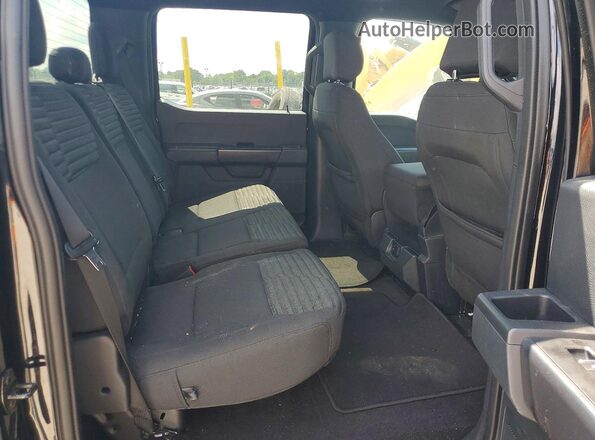1FTEW1EP1MFA67967 2021 FORD F150 Black Rear seats view