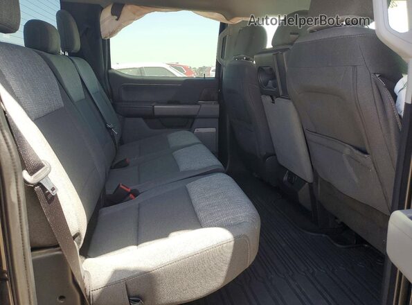 1FTEW1EP1MFC50074 2021 FORD F150 Black Rear seats view
