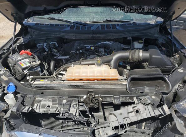 1FTEW1EP1MFC50074 2021 FORD F150 Black Rear interior view