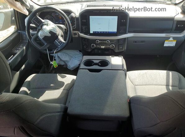 1FTEW1EP1MFC50074 2021 FORD F150 Black Dashboard view