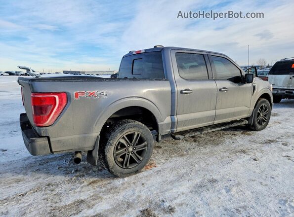1FTEW1EP1MFC67747 2021 FORD F150 Gray Задня права чверть