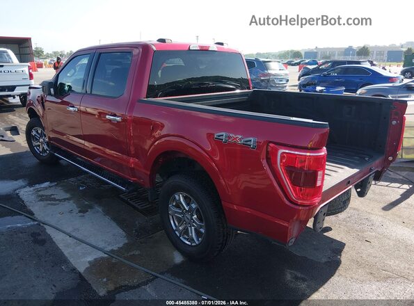 1FTEW1EP1MKD09745 2021 FORD F150 Red Rear left
