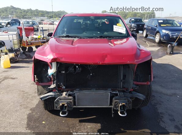 1FTEW1EP1MKD09745 2021 FORD F150 Red Rear interior view