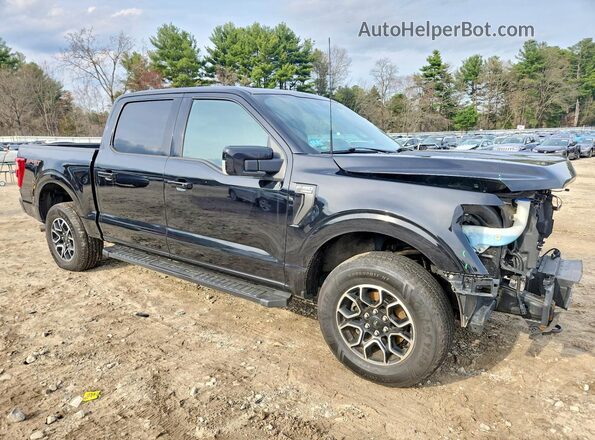 1FTEW1EP1NFA01307 2022 FORD F150 Black Front right