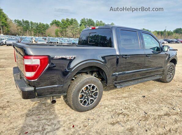 1FTEW1EP1NFA01307 2022 FORD F150 Black Rear right