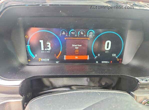 1FTEW1EP1NFA01307 2022 FORD F150 Black Instrument cluster view
