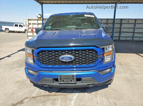 1FTEW1EP1PKD51174 2023 FORD F150 Синий Вид спереди