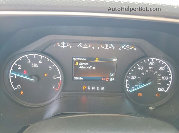 1FTEW1EP1PKD51174 2023 FORD F150 Синий Вид щитка приборов