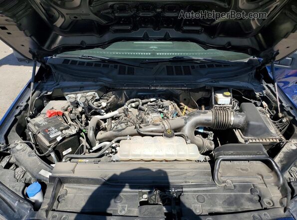 1FTEW1EP1PKD51174 2023 FORD F150 Синий Вид задней части салона