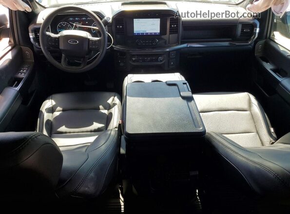 1FTEW1EP1PKD51174 2023 FORD F150 Синий Вид панели приборов