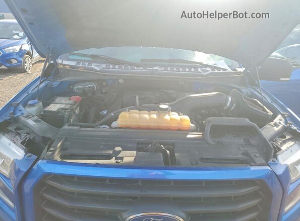 1FTEW1EP2GFA62278 2016 FORD F150 Синий Вид задней части салона