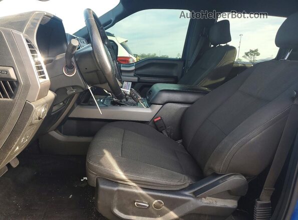 1FTEW1EP2GFA62278 2016 FORD F150 Синий Вид салона спереди