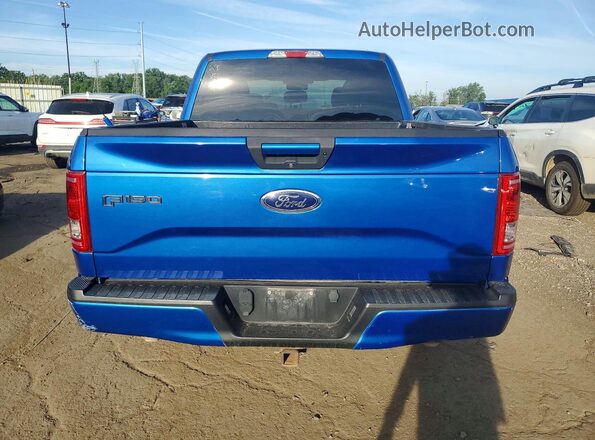 1FTEW1EP2GFA62278 2016 FORD F150 Синий Вид сзади