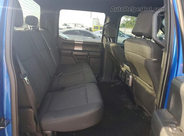1FTEW1EP2GFA62278 2016 FORD F150 Синий Вид задних сидений