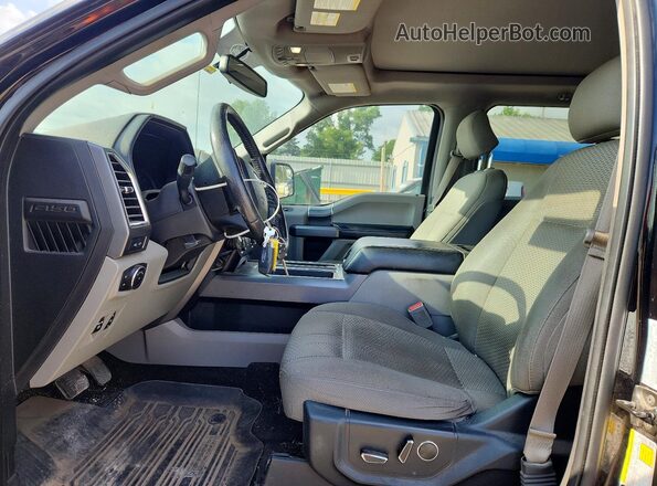 1FTEW1EP2GFB53096 2016 FORD F150 Black Սալոնի դիմացի տեսք