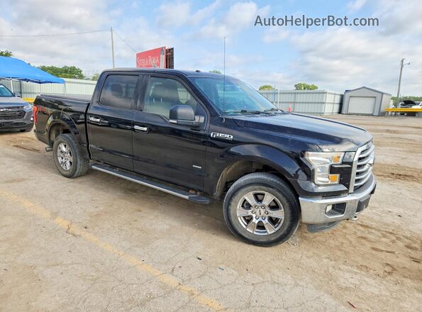 1FTEW1EP2GFB53096 2016 FORD F150 Black Առջևի աջ