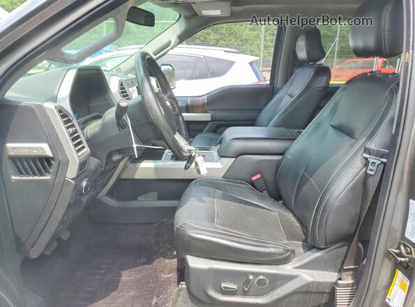 1FTEW1EP2GKD27627 2016 FORD F150 Gray Widok deski rozdzielczej