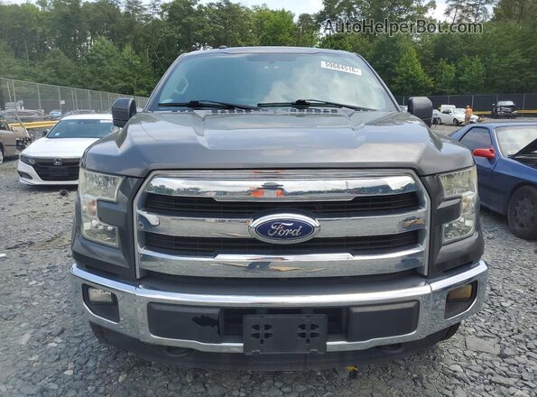 1FTEW1EP2GKD27627 2016 FORD F150 Gray Widok z przodu