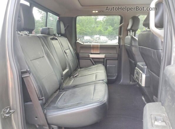 1FTEW1EP2GKD27627 2016 FORD F150 Gray Widok wnętrza z tyłu
