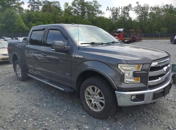 1FTEW1EP2GKD27627 2016 FORD F150 Gray Przód prawy