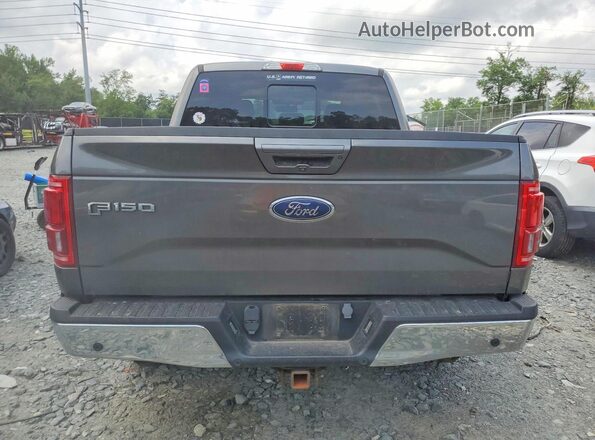 1FTEW1EP2GKD27627 2016 FORD F150 Gray Widok wnętrza z przodu