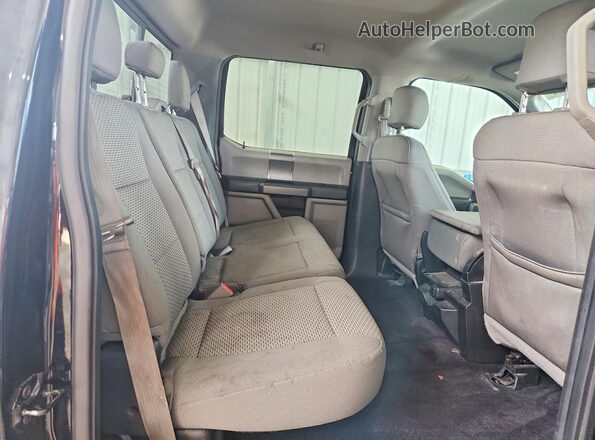1FTEW1EP2GKE24083 2016 FORD F150 Black Rear seats view
