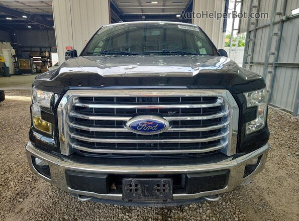 1FTEW1EP2GKE24083 2016 FORD F150 Black Front view