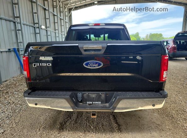 1FTEW1EP2GKE24083 2016 FORD F150 Black Rear view