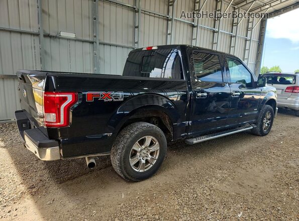1FTEW1EP2GKE24083 2016 FORD F150 Black Rear right