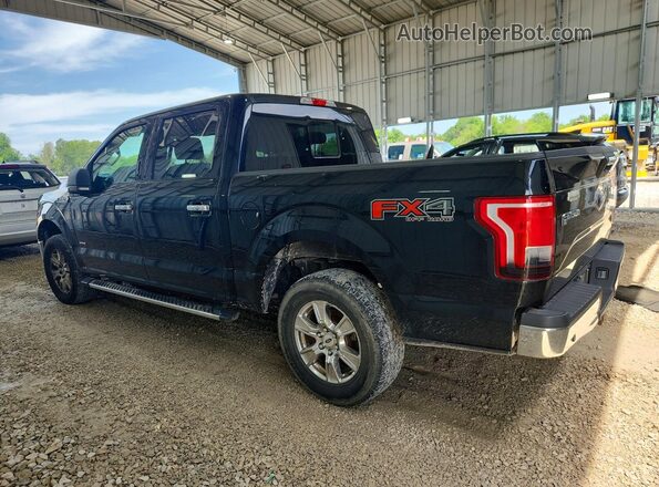 1FTEW1EP2GKE24083 2016 FORD F150 Black Rear left