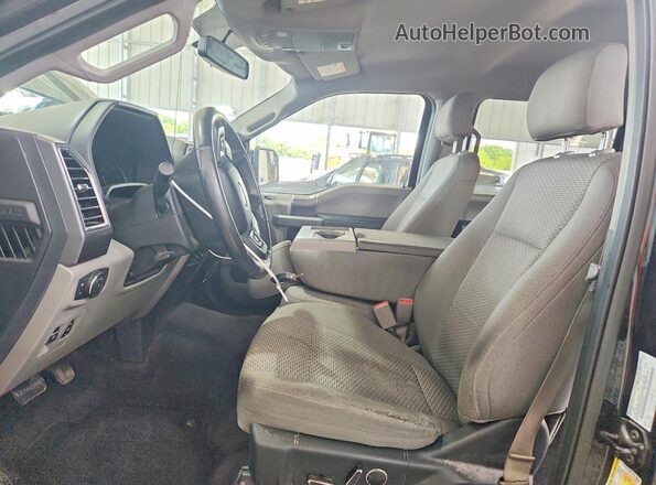 1FTEW1EP2GKE24083 2016 FORD F150 Black Front interior view