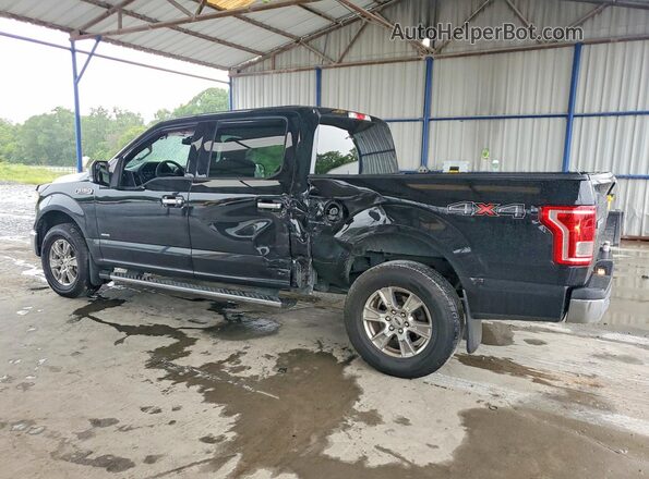 1FTEW1EP2HFB30015 2017 FORD F150 Black Rear left