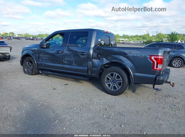 1FTEW1EP2HFC49005 2017 FORD F150 Gray Հետևի ձախ