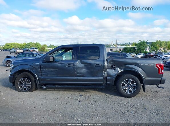1FTEW1EP2HFC49005 2017 FORD F150 Gray Սալոնի հետևի տեսք