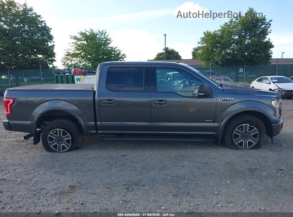 1FTEW1EP2HFC49005 2017 FORD F150 Gray Սարքավորումների վահանակի տեսք