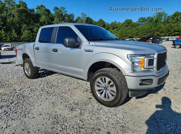 1FTEW1EP2JFB93735 2018 FORD F150 Серебряный Передняя правая четверть