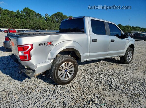 1FTEW1EP2JFB93735 2018 FORD F150 Серебряный Задняя правая четверть