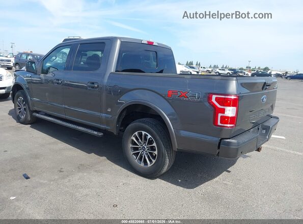 1FTEW1EP2JKC55285 2018 FORD F150 Gray უკანა მარცხენა