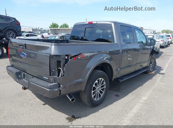 1FTEW1EP2JKC55285 2018 FORD F150 Gray უკანა მარჯვენა