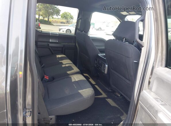1FTEW1EP2JKC55285 2018 FORD F150 Gray VIN კოდის სტიკერის ხედი