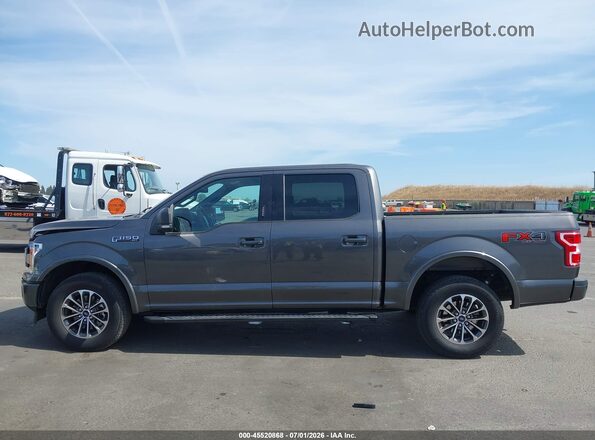 1FTEW1EP2JKC55285 2018 FORD F150 Gray 