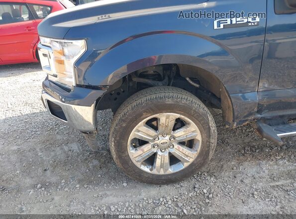 1FTEW1EP2KFA44047 2019 FORD F150 Dark Blue Vista frontal
