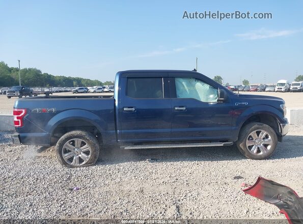 1FTEW1EP2KFA44047 2019 FORD F150 Dark Blue Vista interior trasera