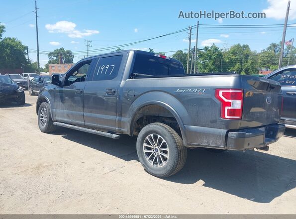 1FTEW1EP2KFB61997 2019 FORD F150 Gray Задня ліва чверть