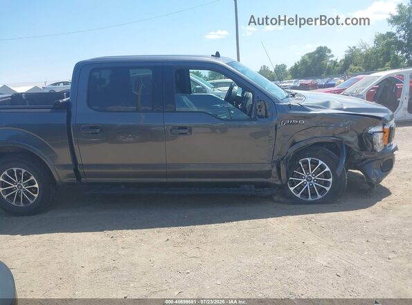 1FTEW1EP2KFB61997 2019 FORD F150 Gray Вид задньої частини салону