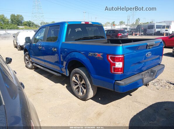 1FTEW1EP2KFC05822 2019 FORD F150 Blue Tył lewy
