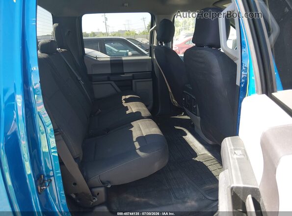 1FTEW1EP2KFC05822 2019 FORD F150 Blue Widok naklejki z numerem VIN