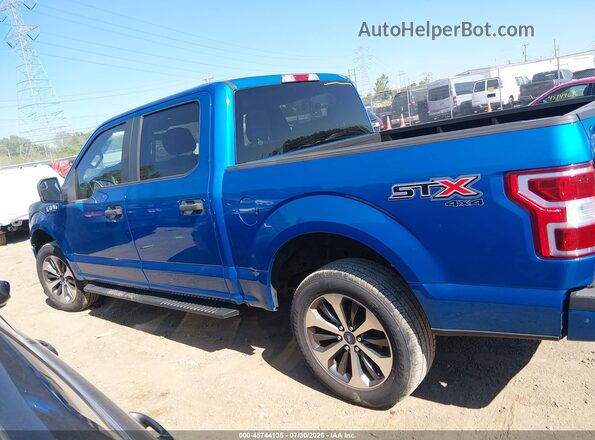 1FTEW1EP2KFC05822 2019 FORD F150 Blue Widok wnętrza 360 stopni